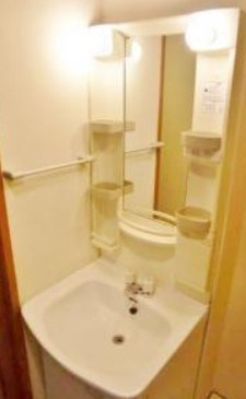 ハイネスコートの独立洗面台