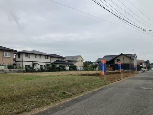 【前面道路含む現地写真】 | つくば市小野川　売地　8-32区画 | 前面道路幅6ｍ☆車の出入りもラクラクできちゃいます(^^♪