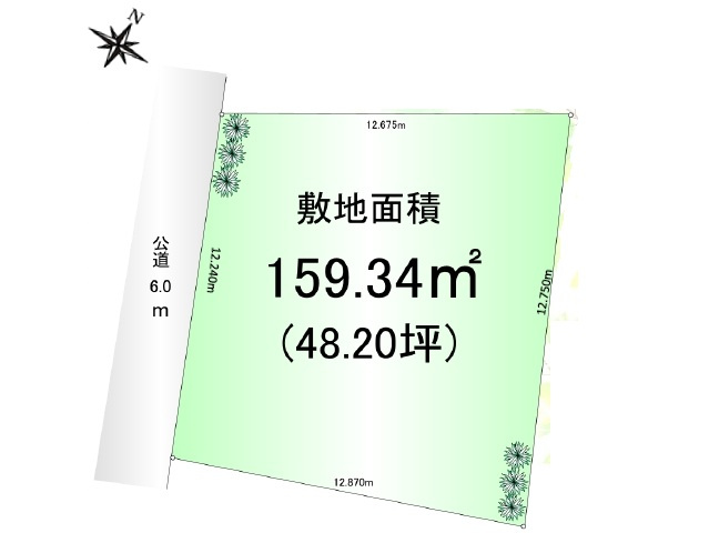 【土地図】 | 狭山市広瀬台１丁目　全１区画 | 全１区画