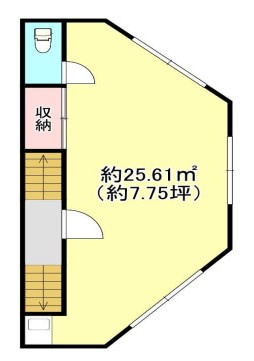 堺市中区深井清水町　貸店舗の間取り