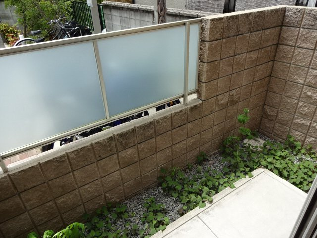 シャーメゾンフルールのバルコニー