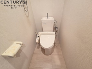 コンパクトで使いやすいトイレです