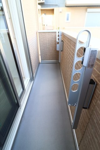 RエイトコウヤマBのバルコニー