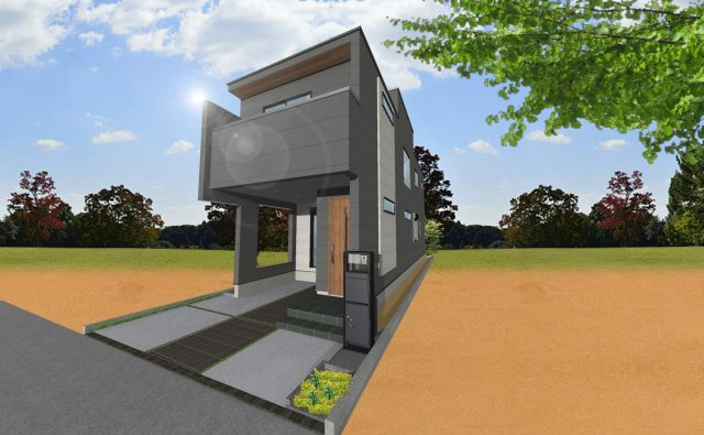 【完成予想図】 | 和光市白子2丁目　建築条件付売地（成増店） | 陽当り通風良好な「南西道路」×「南側隣地駐車スペース」