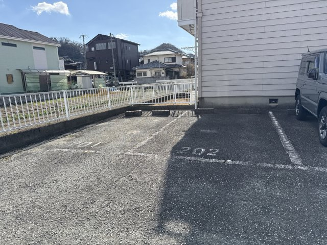 シティーリバーサイドの駐車場