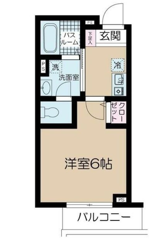 フェリーチェ東高円寺Dの間取り