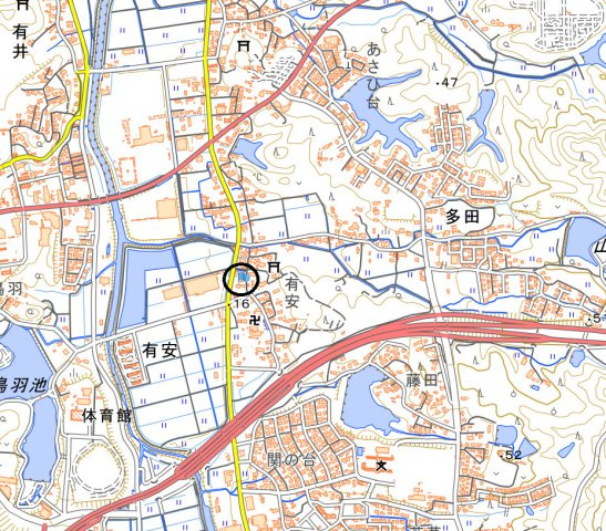 福岡県飯塚市　1棟マンションの地図