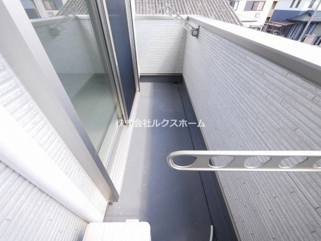 プルメリア東正雀のバルコニー