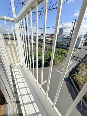 ユー18ビルのバルコニー