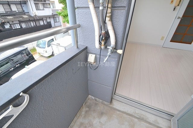 AXAリバーサイド新庄のバルコニー