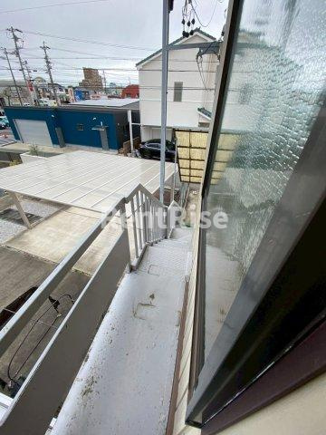 森コーポⅡのバルコニー