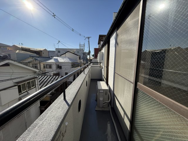 コアフール豊中のバルコニー