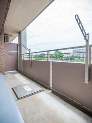TRIADEのバルコニー