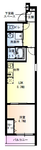 フジパレス城北公園通Ⅲ番館の間取り