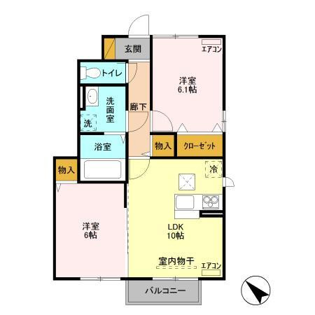 グランドゥールレジデンスの間取り