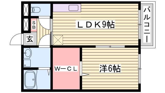 リビングタウン加古川西　Aの間取り