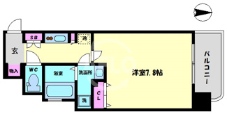 【間取り】 | エイペックス大阪城西 | エイペックス大阪城西　間取り