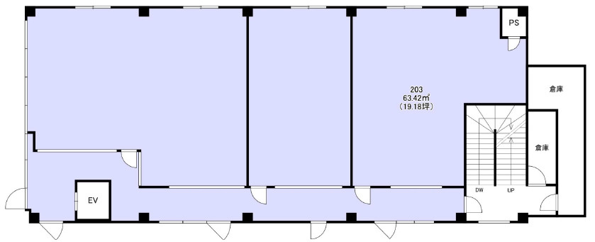 フクダ不動産大和ビルの間取り|※間取り図は概略のため、現状と異なる場合は現状を優先します。