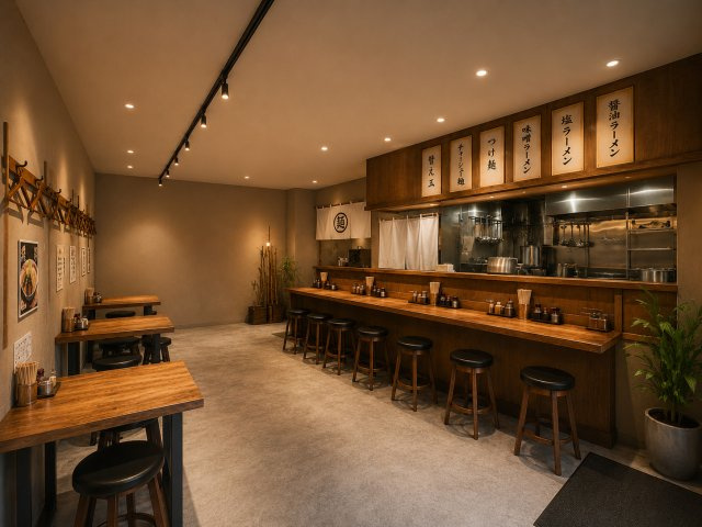 フクダ不動産大和ビルのその他|ＣＧにより作成した内装イメージ（ラーメン店）実際の内装・設備・仕様・寸法等とは異なる場合があり、現況を優先します。