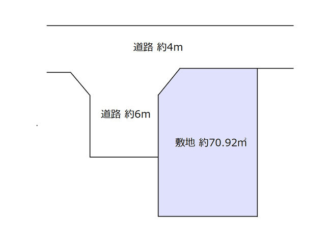 【区画図】 | 上北沢4丁目　新築戸建 | 駅徒歩２分♪角地で解放感ある二階建て４LDK＋P！ルーフバルコニー付きです。２ドア１ルームで9.2帖の広々主寝室も実現可能！キッチンにはカップボードも完備！スーパーも小学校もお近くです♪