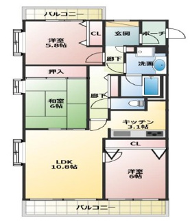 【間取り】 | ダイアパレス千葉県庁前　 | ご入居後の生活イメージを具体的に感じていただけるよう、親身にご案内いたします。