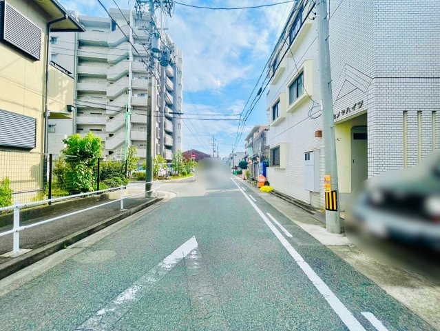 東区徳川二丁目土地の前面道路含む現地写真|前面道路①