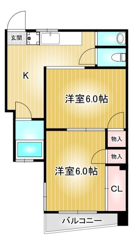 新栄マンション|名古屋市の賃貸ならMy賃貸の間取り|新栄マンション