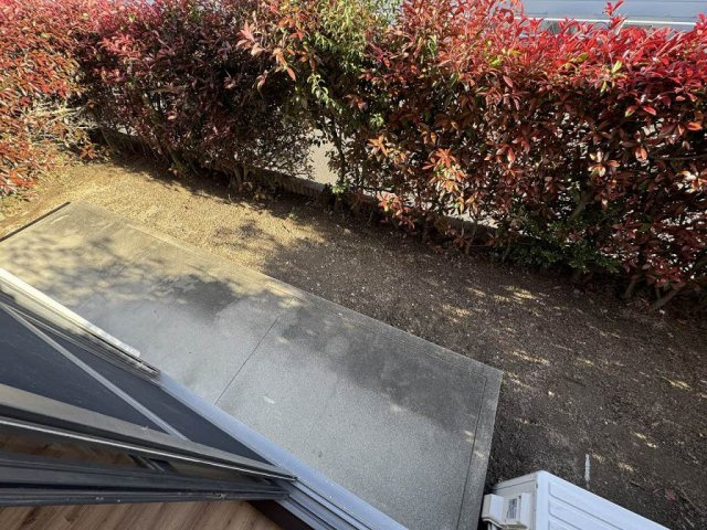 バリュージュ・シオン C棟の庭|陽当たり良好なバルコニーです♪