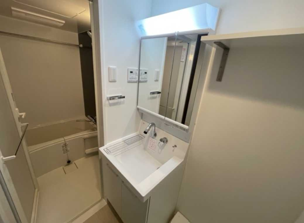 グラングレイス若林　築浅　ネット無料　管理人巡回の洗面所