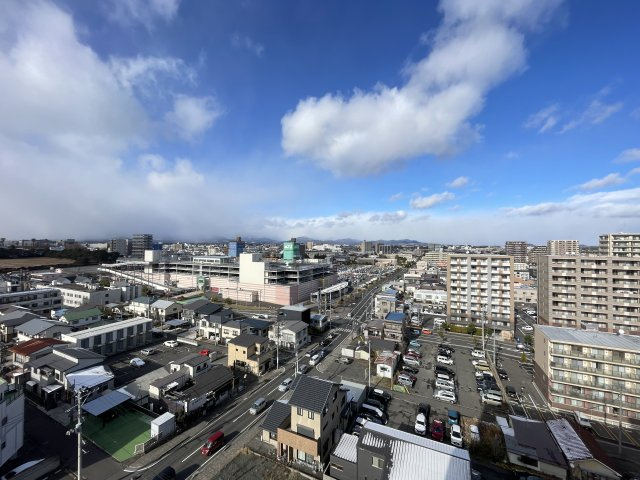 中古マンション・築浅マンション　グランフォセット麓山　11階　金透小・第二中の展望|郡山市内を一望できる見晴らしの良いお部屋です！