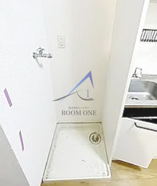 プレール大岡山の設備|洗濯機置き場です。