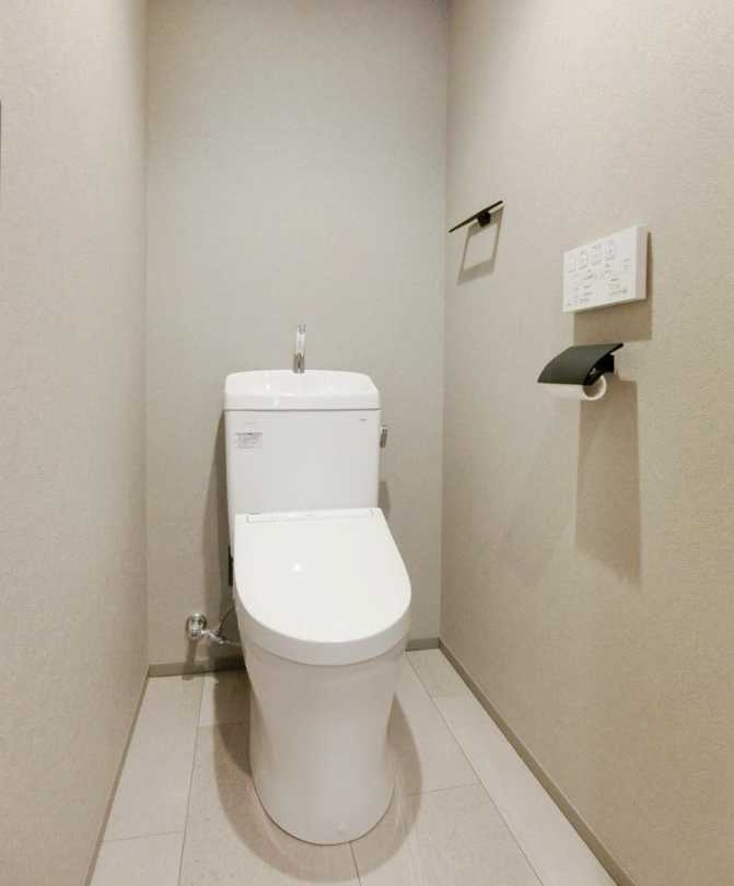 ルミークアン桜新町　敷金０礼金０　ペット可　リノベーションのトイレ