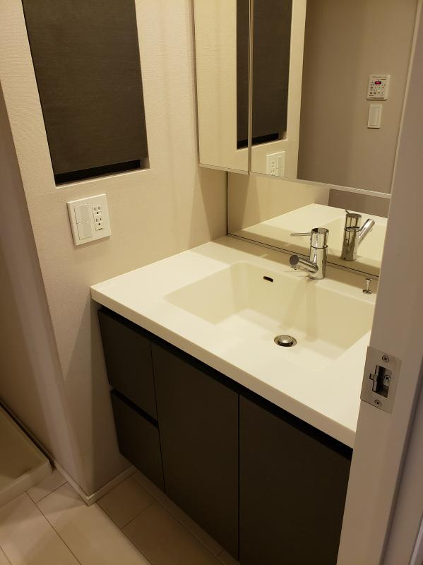 ブリリア有明スカイタワーの洗面所