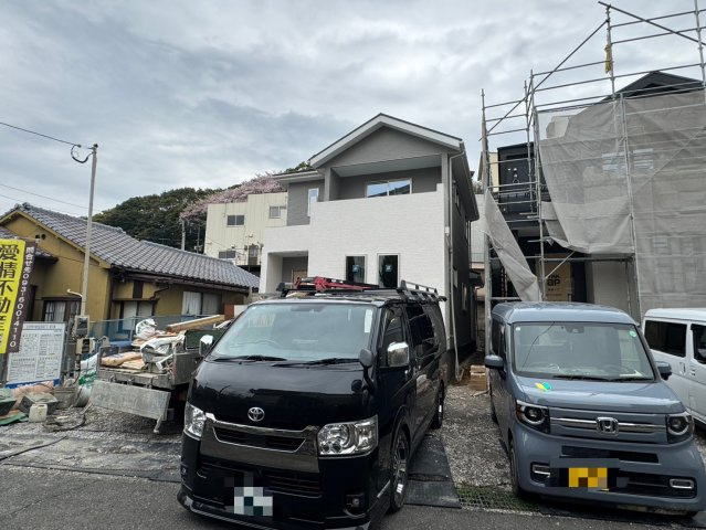 ーBloomーブルームー小倉北区赤坂4丁目1期　【小倉北区　新築戸建て】の外観|現地撮影　2026,2,26　ーBloomーブルームー小倉北区赤坂4丁目1期　【小倉北区　新築戸建て】