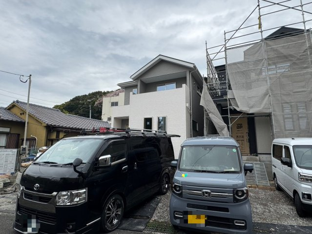 ーBloomーブルームー小倉北区赤坂4丁目1期　【小倉北区　新築戸建て】の外観|現地撮影　2026,2,26　ーBloomーブルームー小倉北区赤坂4丁目1期　【小倉北区　新築戸建て】