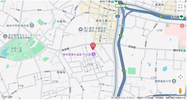 【地図】 | ★仲介手数料無料★シティハウス南麻布一丁目（閑静な高級住宅街　新規リノベーション済み）