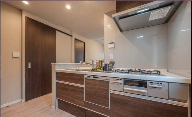 【キッチン】 | ★仲介手数料無料★シティハウス南麻布一丁目（閑静な高級住宅街　新規リノベーション済み）