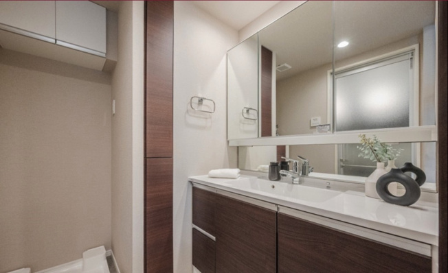 【独立洗面台】 | ★仲介手数料無料★シティハウス南麻布一丁目（閑静な高級住宅街　新規リノベーション済み）