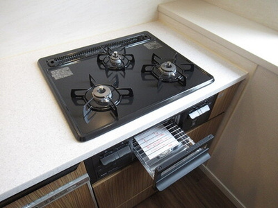 【キッチン】 | ザ・スカイクルーズタワー | グリル付きコンロ