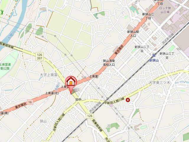 ヒラソールマルセイⅠⅡの地図