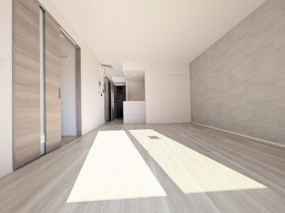 対面カウンターのリビング