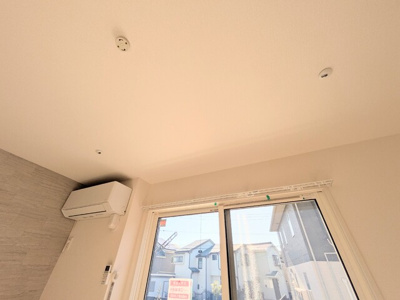 リビングに室内物干し