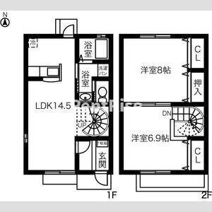 クレール丹陽の間取り