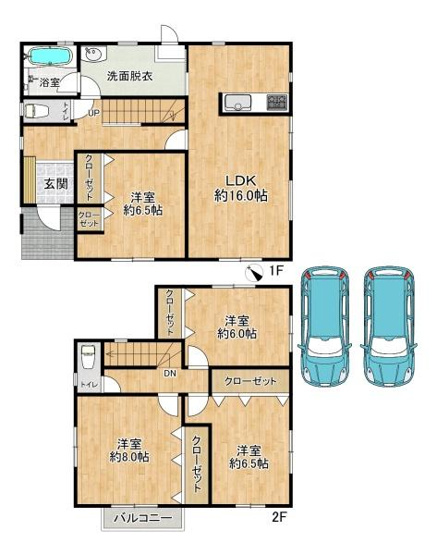 【間取り】 | 垂水区多聞台1丁目　中古戸建