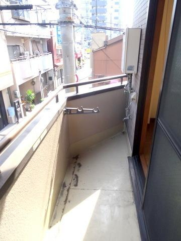 山縣ハイツのバルコニー