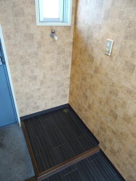 シャロス浅川の洗面所|★洗濯機置き場★