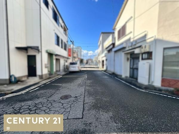和歌山市蔵小路　土地の前面道路含む現地写真