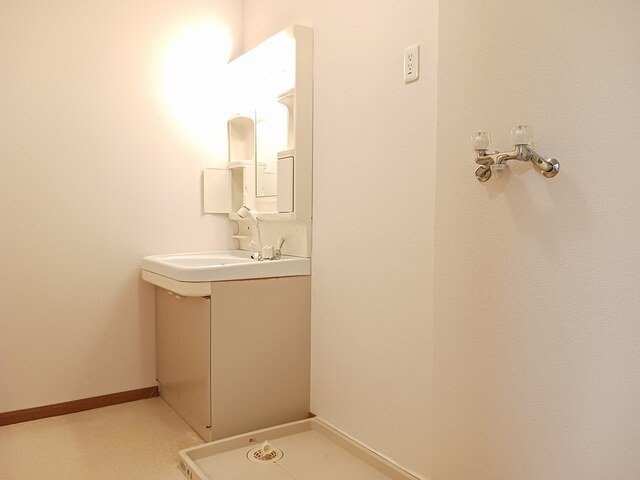 セトル・クレールの洗面所|スペースが確保できる洗面所です