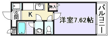 メリー・ヤード泉の間取り