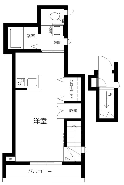 新宿区若葉２丁目のアパートの画像